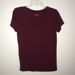 JUNIORS MUDD VNECK TEE